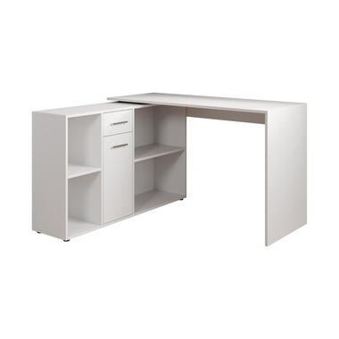 Meubella Bureau Crister - Wit - 122 cm product