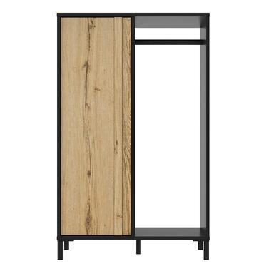 CALICOSY - MIMIZAN 1-deurs kledingkast - Licht hout - 45x75x122 cm
