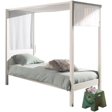 Vipack Hemelbed Charlotte 90x200 met voile - wit product