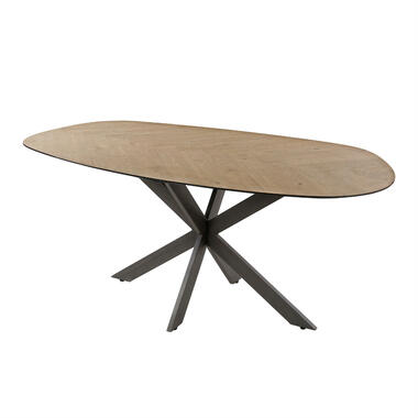 Fraaai - Brent eettafel 180 cm organisch - gerecycled teakhout fineer product