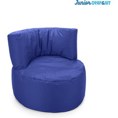 Parya - Zitzak Stoel Junior - Blauw - 70 x 50 cm - Kinderstoel met Vulling product