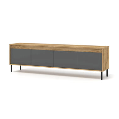 NESTA TV-meubel 192 cm artisan eiken goud / basalt product