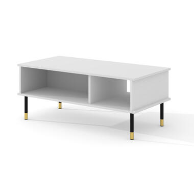 SHERWOOD salontafel 4D 110x55 cm mat wit product