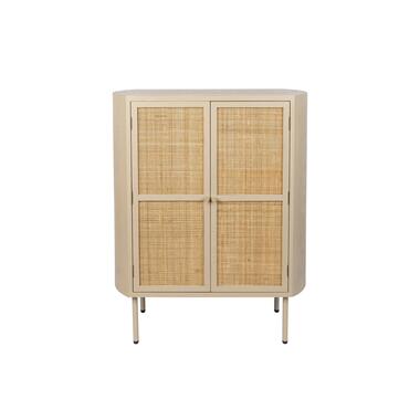 Housecraft Amaya Kast Laag 2 deurs Rotan - Beige product