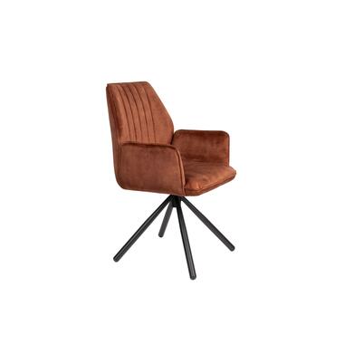 Housecraft Jamie Eetkamerstoelen Rust/ Bruin - Set van 2 product