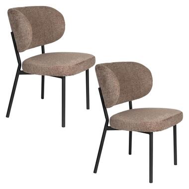 Housecraft Sanne Eetkamerstoelen Bruin - Set van 2 product