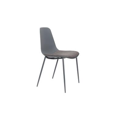 Housecraft Jeffrey Eetkamerstoelen Grijs - Set van 4 product