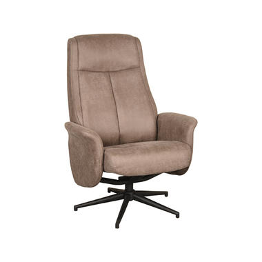 LABEL51 Fauteuil Bergen - Taupe - Micro Suede - 76x77x105 cm product