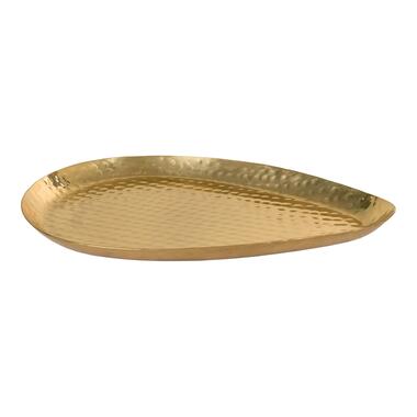 QUVIO Gouden dienblad – Decoratieve tray – Aluminium - Goud product