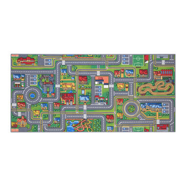 Carpet Studio Playcity Speelkleed - Meerkleurig - 95x200cm product