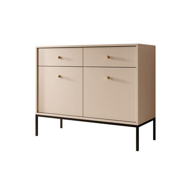 Meubella Dressoir Moreno - Beige - 104 cm product