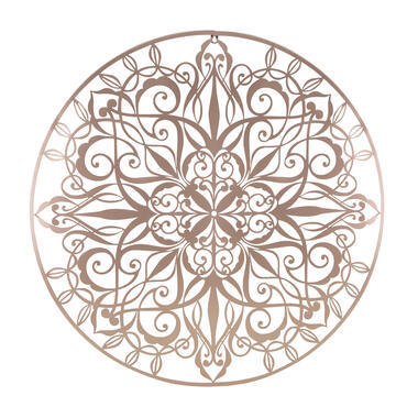 Art for the Home - Metal Art - Luxe mandala roségoud D80cm product