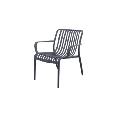 Stripe Loungestoel - Antraciet product