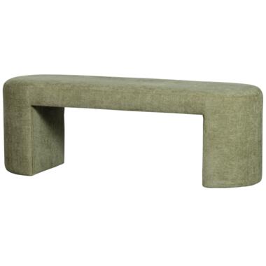 WOOOD Jacob Bankje - Chenille - Olive Green - 46x130x46 product