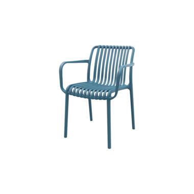 Stripe stapelbare tuinstoel - Ocean blue product