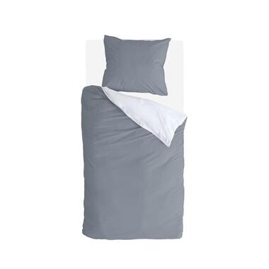 Byrklund - Dekbedovertrek Side Way - 140x220 cm - Grijs / Wit product