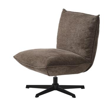 Fauteuil Bruin Stof - Draaibaar - 83x70x88cm - Fraser product