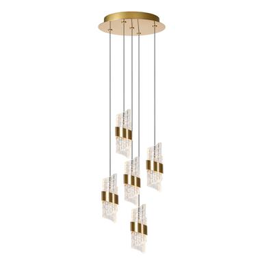 Lucide KLIGANDE Hanglamp - Mat Goud / Messing product