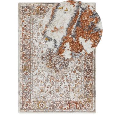 VAYK - Vloerkleed vintage - Beige - 160 x 230 cm - Polypropyleen product