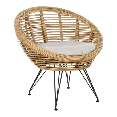 MARATEA - Tuinstoel - Lichtbeige - Rotan product