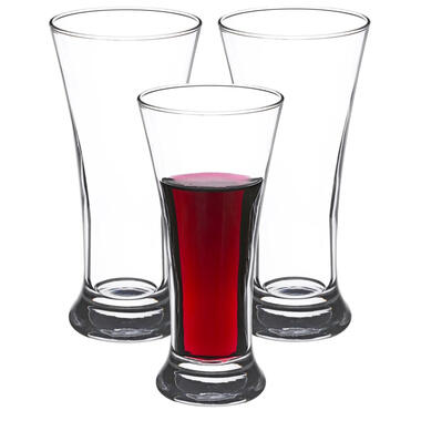 Secret de Gourmet drinkglazen - transparant glas - 6x - 180 ml product