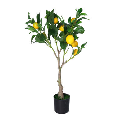 H&S Collection Kunstplant - citrus boom in pot - citroen - 70 cm product