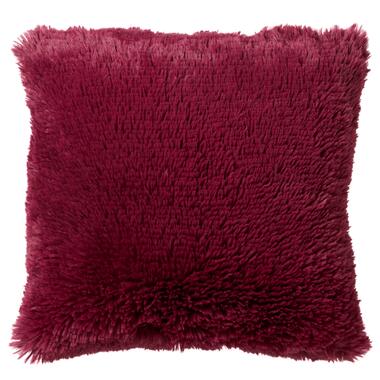 Sierkussen Fluffy - Red Plum - 45x45 cm product