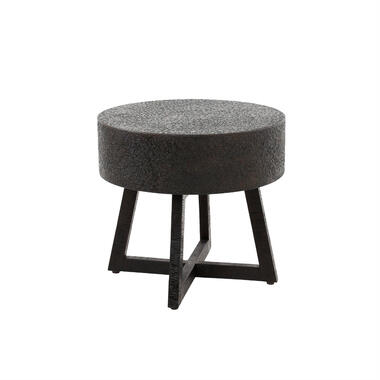 Fraaai - Sonja salontafel ø50 - ferro metallic product