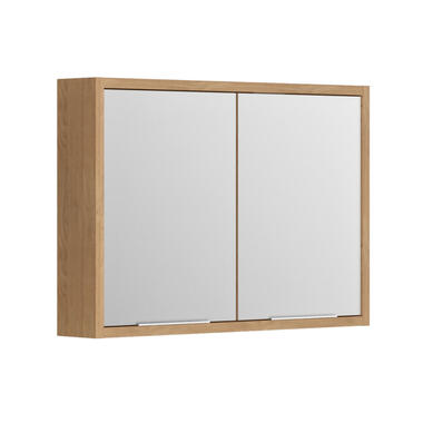 Allibert Spiegelkast Sorento - 80 cm 2 deurs eik kendal product