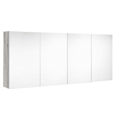 Allibert Spiegelkast Santiago - Eik vintage 140 cm met stopcontact product