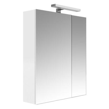 Allibert Spiegelkast Juno - 60 cm 2 deurs glanzend wit product