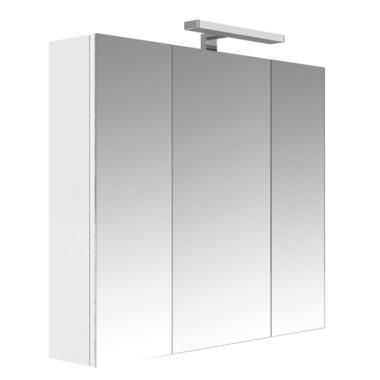 Allibert Spiegelkast Juno - 80 cm 3 deurs glanzend wit product