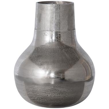 BePureHome Metal Vaas XL - Metaal - Zilver - 46x36x36 product