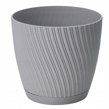 Form Plastic Plantenpot - kunststof - platina grijs - D17 x H15 cm product