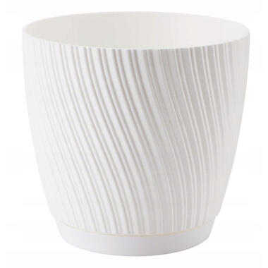 Form Plastic Plantenpot - kunststof - ivoor wit - D13 x H12 cm product