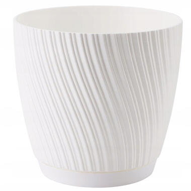 Form Plastic Plantenpot - kunststof - ivoor wit - D27 x H24 cm product