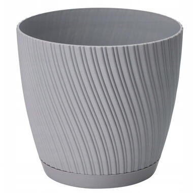 Form Plastic Plantenpot - kunststof - platina grijs - D15 x H14 cm product