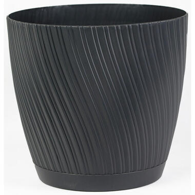 Form Plastic Plantenpot - kunststof - antraciet - D13 x H12 cm product