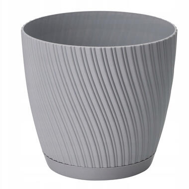 Form Plastic Plantenpot - kunststof - platina grijs - D27 x H24 cm product