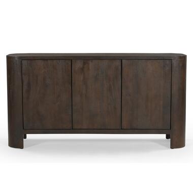 Dressoir Donkerbruin Mangohout - 150x40x76cm - Mitchel product