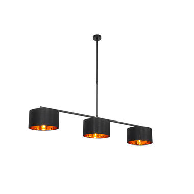 Qazqa hanglampen vt zwart e27 product