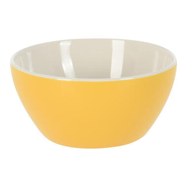 Excellent Houseware kommen/schaaltjes - D14 x H6.5 cm - geel product