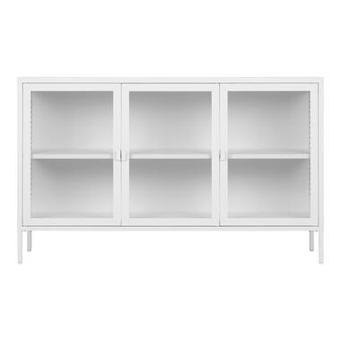 Dressoir Wit Metaal - 3 Deuren - 140x40x85cm - Brisbane product