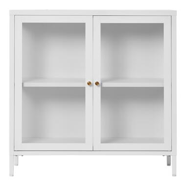 Wandkast Wit Metaal - 2 Deuren - 80x35x80cm - Dalby product