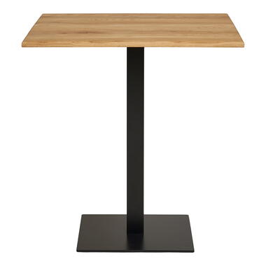 Tafel Vierkant 70cm - Naturel/Zwart - Kolompoot - Lignano product