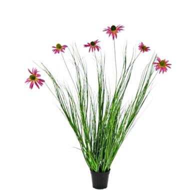 Hoyz Greenery - Kunst Grasplant Chrsanthemum 100 cm brandvertragend product