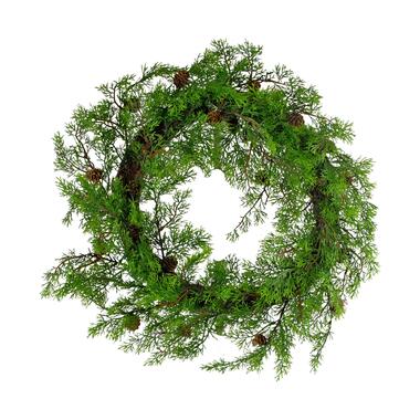 Hoyz Greenery - Kunstkrans Grenen 60cm groen product