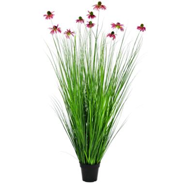 Hoyz Greenery - Kunst Grasplant Chrsanthemum 150 cm brandvertragend product