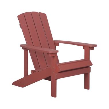 ADIRONDACK - Tuinstoel - Rood - Kunsthout product