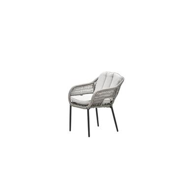 Garden Impressions Pescara dining fauteuil - carbon black - rope taupe product